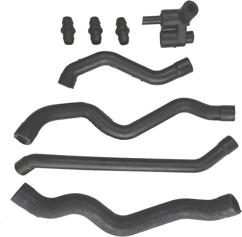 GaeaAuto 8 X Crankcase Ventilation Air Intake Breather Hose Tube Replacement Kit fit for 1998-2011 Mercedes Benz #1120180209 - Image 2